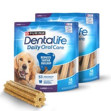 Purina DentaLife Large Dog Dental Chews 36 Treats NEW USA Made Daily Pack