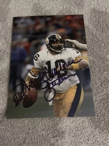 Pittsburgh Steelers MARK MALONE Signed 4x6 Photo FOOTBALL AUTOGRAPH 1