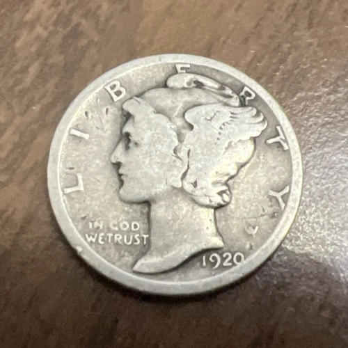 1920 MERCURY SILVER DIME ACTUAL COIN Get More Today & Save Shop Here Buy Here