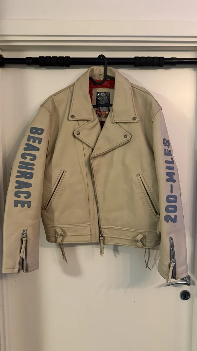 Diesel Leather Outer Shell White Coats, Jackets & Vests for Men