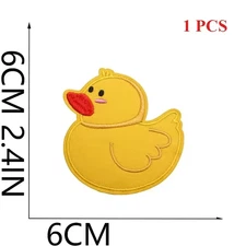 Cartoon Duckling Embroidery Yellow Cloth Decoration Sticker Online, PDF File