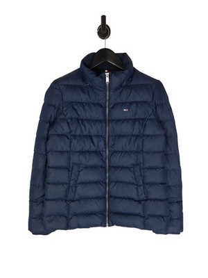 Tommy Hilfiger Steppjacke Größe L UK 10 in Blau Damen Daunen Winter