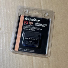 NEW BARBERSHOP FX707 2.0MM DEEP TOOTH BLACK DLC TITANIUM T-BLADE FITS FX787