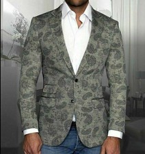Chaqueta deportiva para hombre INSOMNIA MANZINI animador evento lino blazer gris cachemira