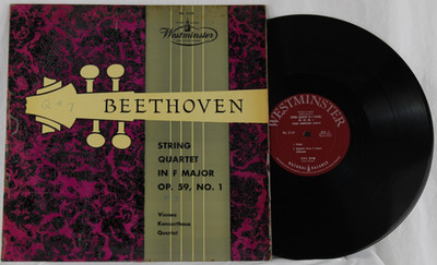 Konzerthaus String Quartet, Beethoven , Westminster WL 5127,  VG+