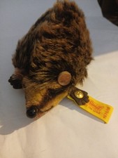 Vintage Steiff Joggi Hedgehog Plush Toy ID Tag 1670/10 5"