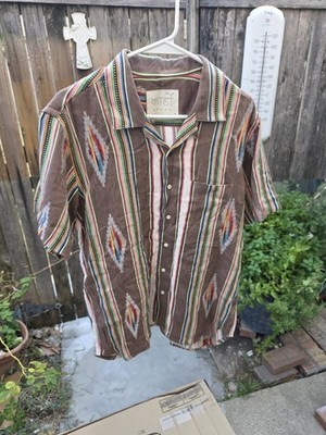 Kardo Handwoven Blanket Stripe Shirt Nutshell Worn by Wallen M