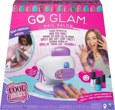Cool MAKER, GO GLAM Nail Salon for Manicures and Pedicures with 5 Patterns
