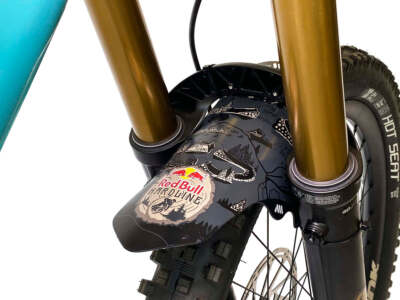 イッツァページレッドブル All Mountain Style Bicycle Front Mud Guard Red Bull Rampage Fits