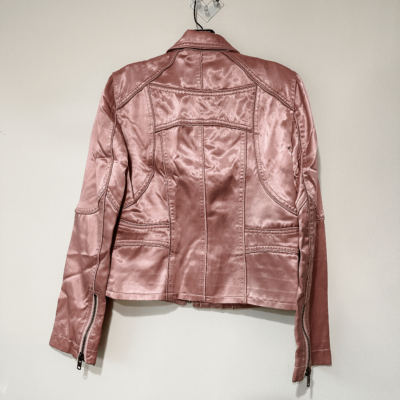 Marc Jacobs Pink Satin Moto Jacket Women's Size 8 | eBay