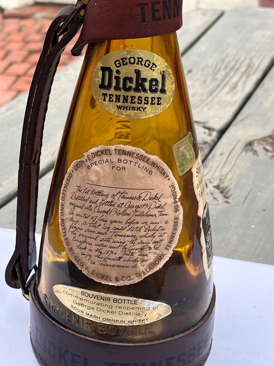 Vintage 1964 George Dickel Tennessee Whisky Souvenir Bottle Vintage 1964 George Dickel Tennessee Whisky Souvenir Bottle