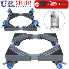 Washing Machine Fridge Stand Appliance Wheel Adjustable Trolley Roller UK