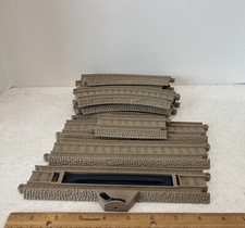 Thomas the Train Trackmaster Tan Track Lot Straights Curves Switches 13 Pieces