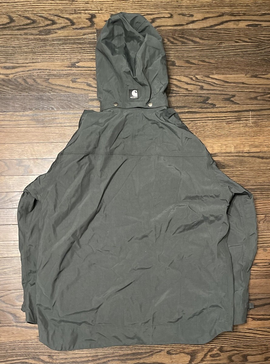 Carhartt Mens Size M Evergreen Waterproof Breathable Coat C72 EVG