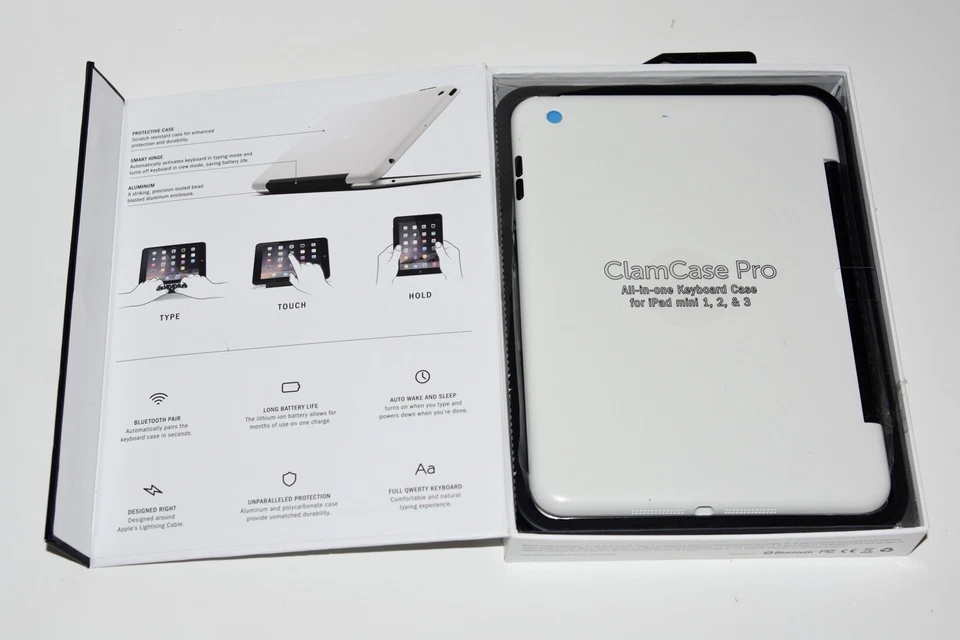 Incipio ClamCase Pro Bluetooth Keyboard Case for Apple iPad Mini 1 Mini 2 Mini 3 - Image 2 of 4