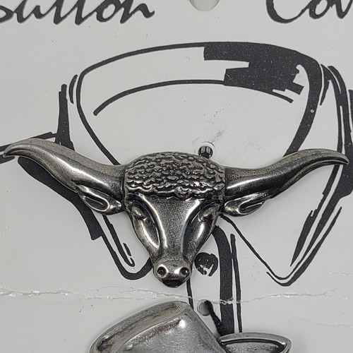 SOUTHWEST DESIGN BUTTON COVERS Hat, Saddle, Steer, Boots, Saddle - Picture 6 of 8