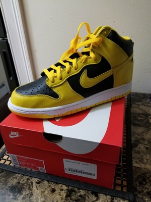 Nike Dunk High “Black Varsity Maize 
