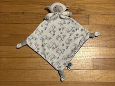 Mary Meyer Lamb Flower Butterfly/Green Knot Security Blanket