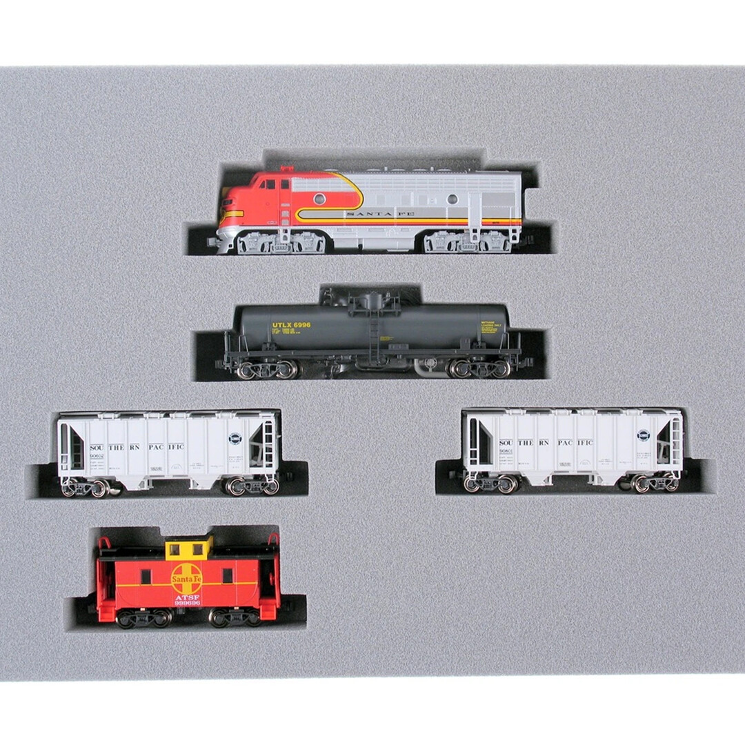 Kato 106-6271 Diesel F7 Freight Train (5) Car Set Standard DC