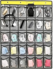 Organizer with 30 Clear Pockets 33.8"x22.8" FREE SHIPPING NEW