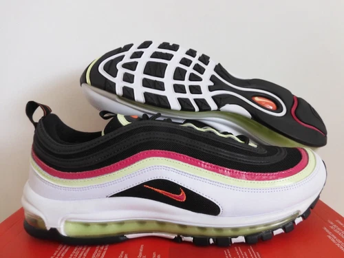 Nike Air Max 97 White-Fireberry-Black World Tour Sz 11.5 [DD9534-100]