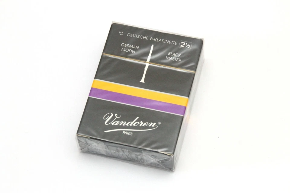 Vandoren Black Master Reeds / fogli clarinetto tedesco B / clarinetto Bb / 10 pz.