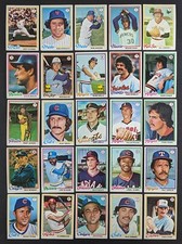 1978 Topps Baseball Set Break 25 Cards