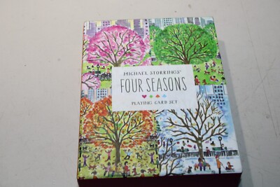 Michael Storrings Four Seasons Playing Card Set by Galison Cards Book