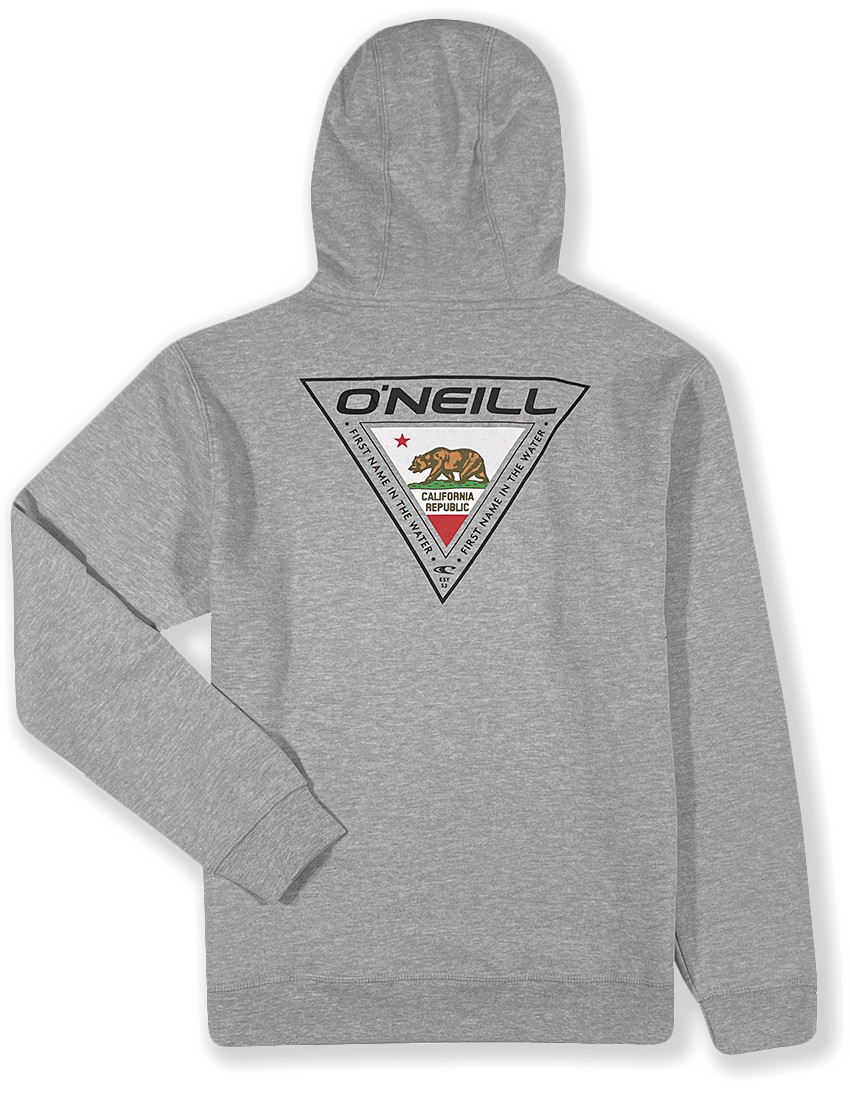 Толстовка с капюшоном ONeill California Flag - Мужской размер NWT Средний серый Мульти - 44342-J5 5190₽
