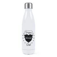 Happy Des Vaters Tag Bart Doppelwand Wasserflasche Lustig Thermo Dad
