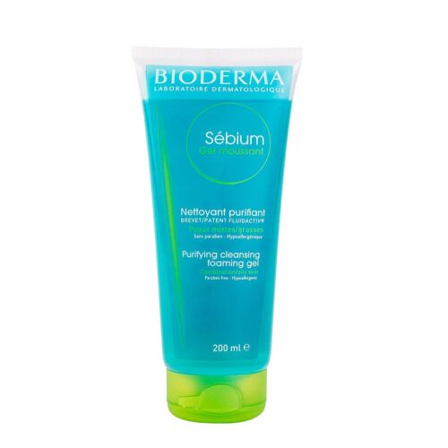 Bioderma SEBIUM Gel Moussant Purifying Cleansing Foaming Gel For Oily Skin 200ml - Afbeelding 1 van 8