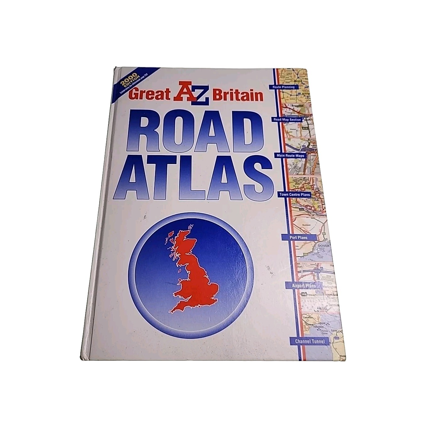 Great Britain AZ Road Atlas 2000 Hardback Book