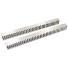1-2 Modulus Stainless Steel Spur Gear Racks For CNC Linear Motion Length 500mm