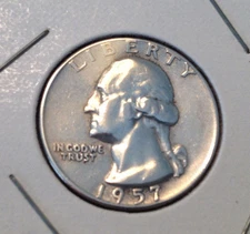 1957 25C Washington Quarter