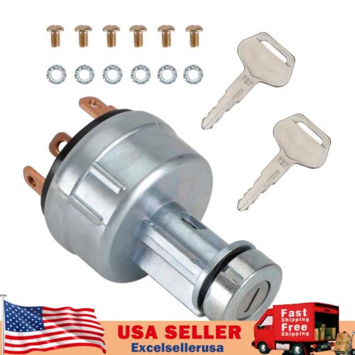 08086-10000 Ignition Switch W/2 Keys Fits For John Deere Kubota Yanmar Iseki UE
