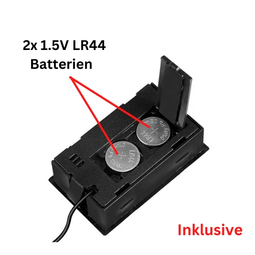 mini Thermometer Temperatur Anzeige mit Fühler digital 1m - 5m Kabel schwarz LCD - Bild 4 von 4