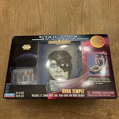 Star Trek Strike Force Borg Temple Playset Collectors Edition 1997 Playmates New