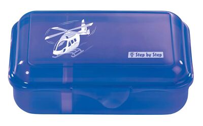Step by Step Lunchbox Lunchbox Helicopter Sam blau weiß Neu