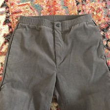 Vintage 70s Gray Corduroy Pants Zacari Made in USA