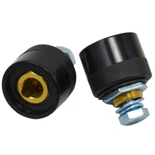 RIVERWELD TIG Welding Cable Panel Socket DKZ35-50 315Amp Quick Fitting Dinse 2pk