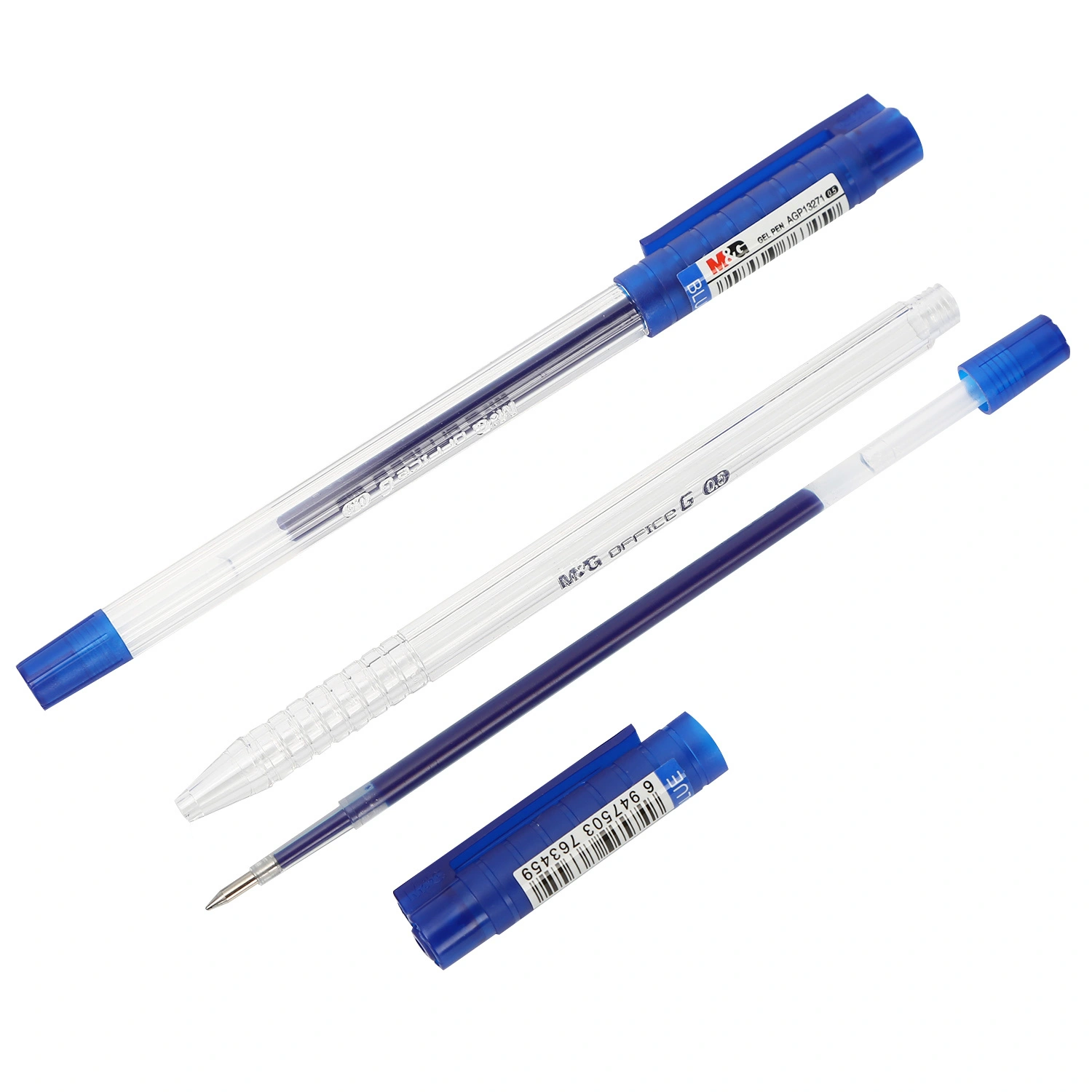 50 x M&G Office G Economical Gel Pen Capped 0.5mm Black/Blue eBay