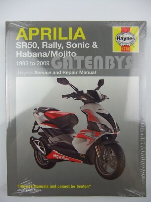 NEU 4755 HAYNES APRILIA SR50 RALLYE SONIC SR WERKSTATTHANDBUCH MOTOR REPARATURBUCH