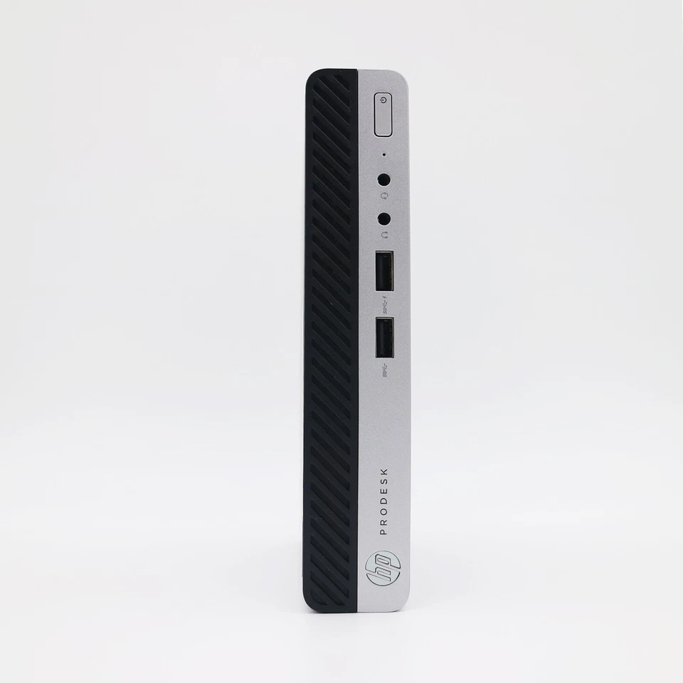 HP ProDesk 400 G3 Mini PC Win10Pro Intel i3-7100T 3.4GHz WiFi-AC 8GB 512GB-SSD - Image 3 of 4