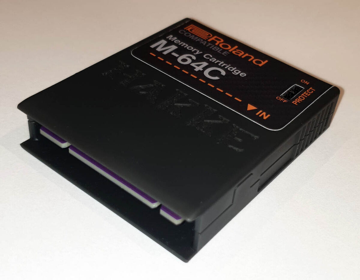 Roland M-64C Memory Cartridge, new clone for AJ2, TR-727, TR Roland M-64C Memory Cartridge, new clone for AJ2, TR-727, TR