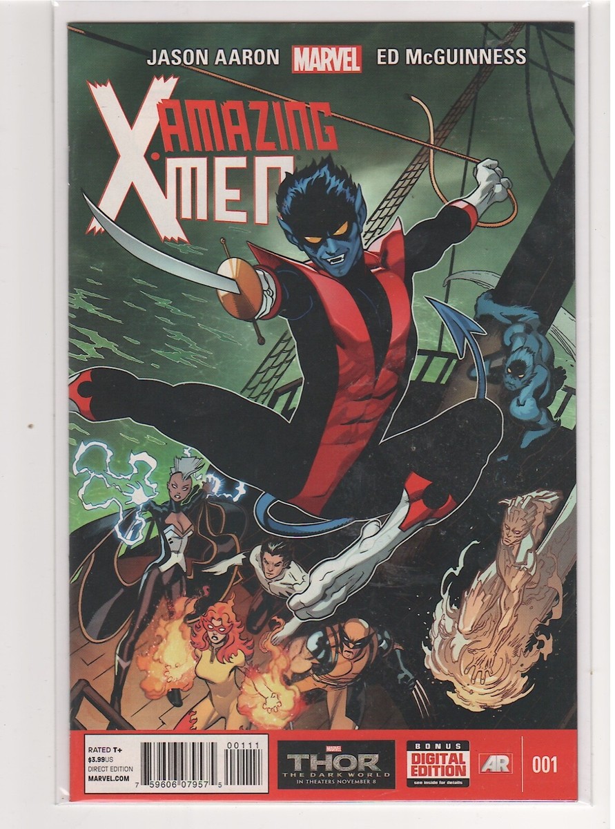 Amazing X-men #1 Nightcrawler Wolverine Storm Colossus Iceman