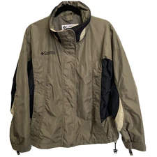 Columbia Bugaboo Women’s Army Dark Green Sz M Ski Jacket 3 In 1 Coat Shell Only