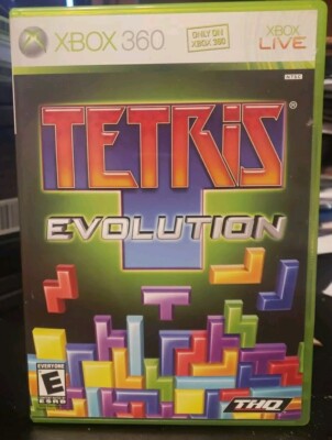 Tetris Evolution (Microsoft Xbox 360, 2007) with Manual