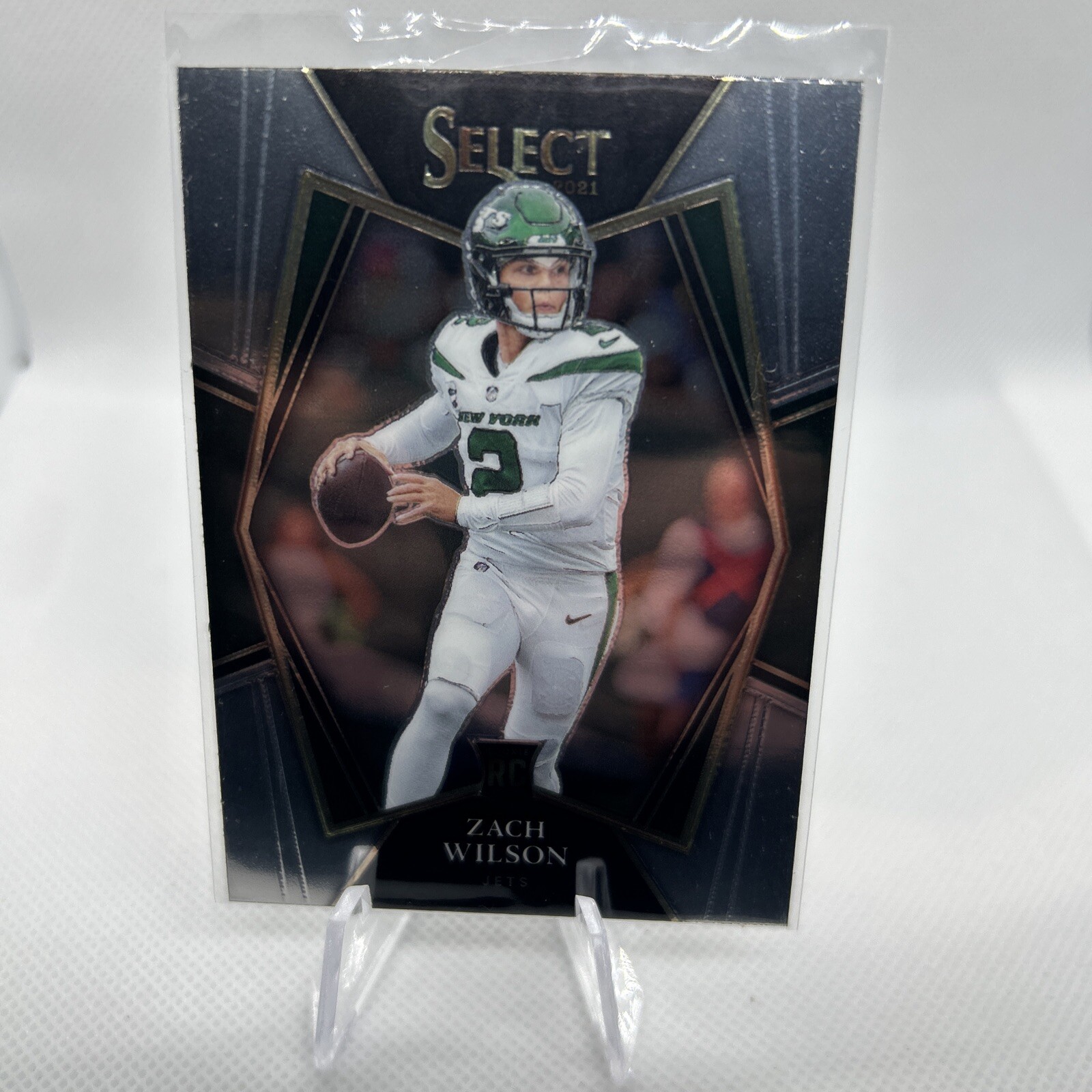 2021 Panini Select #144 Zach Wilson Silver Prizm RC Rookie Card Denver Broncos