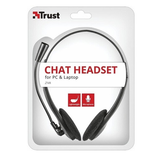 CUFFIE TRUST ZIVA CHAT PC NOTEBOOK COMPUTER MICROFONO INTEGRATO  VIDEOLEZIONE | eBay