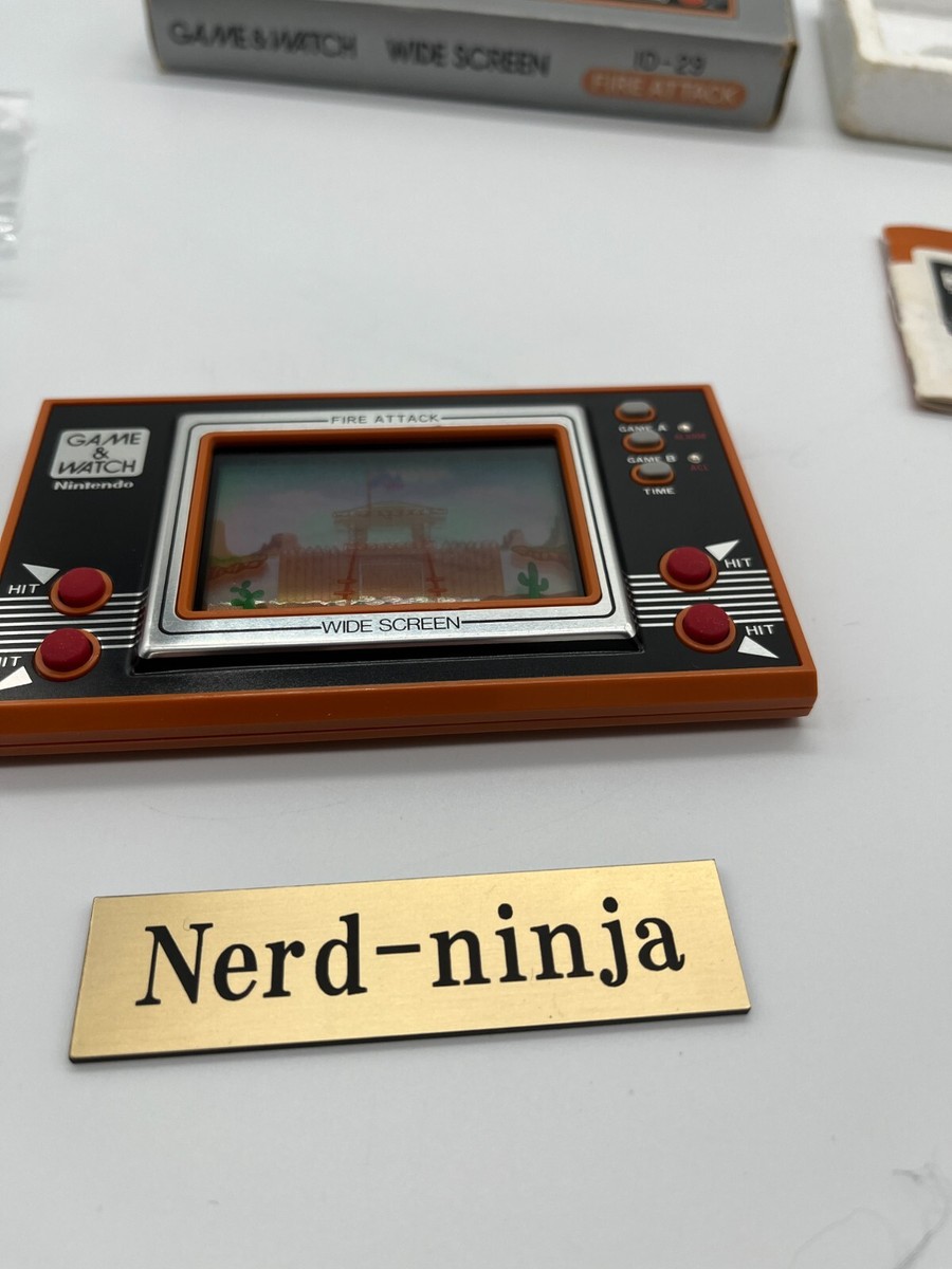 Nintendo Game & Watch WS Fire Attack ID-29 Made in Japan 1981